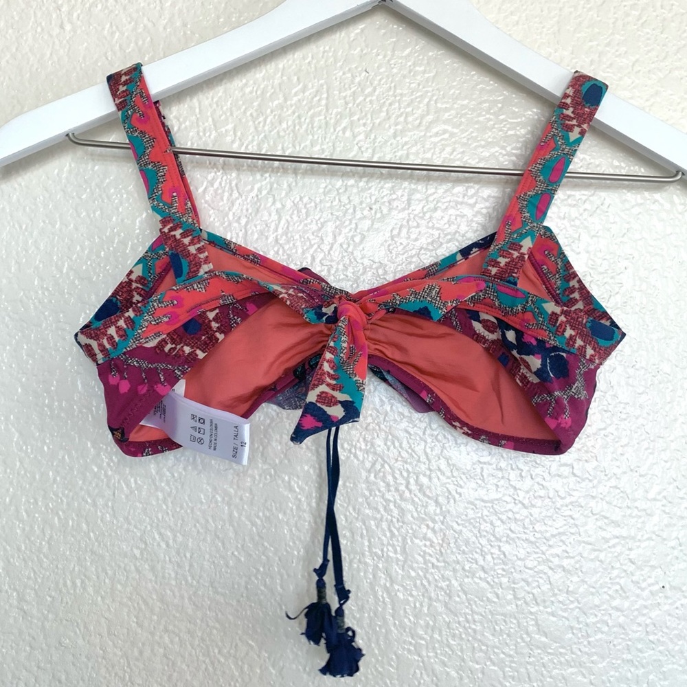 Zingara Girls Ruffle Ruched Bikini Top - Picture 5 of 9